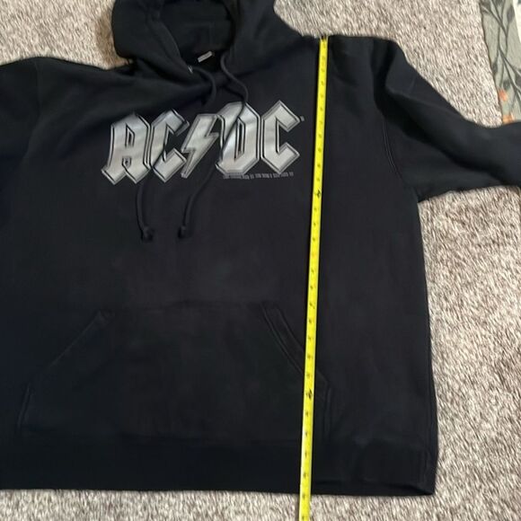 AC/DC 2005 Back in Black Aces in Eights Band Sweatshirt Hoodie Men’s Unisex XXL - Picture 8 of 11